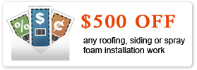 $500 Off Insulation Coupon
