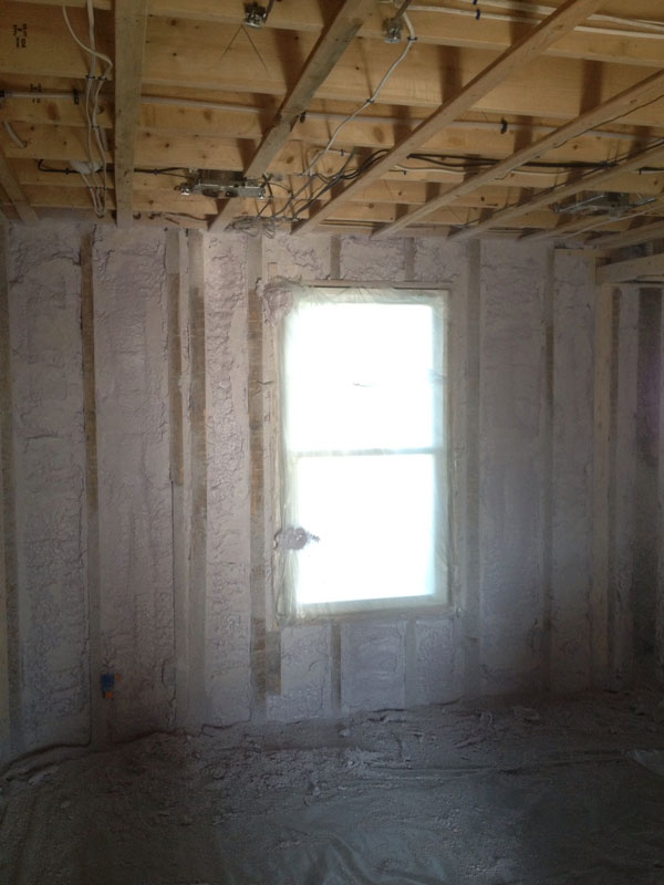 Spray Foam Wall